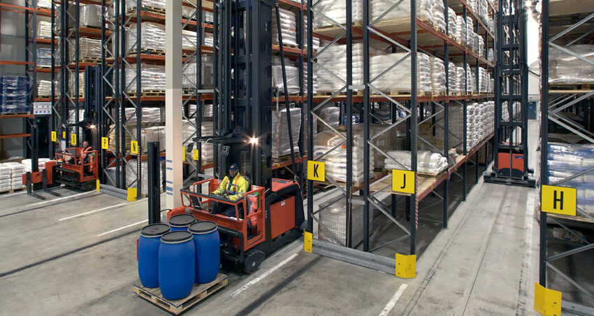 Linde truck voor de chemische industrie