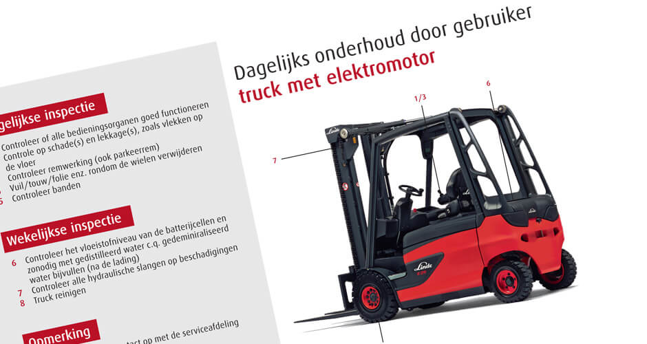 Checklist dagelijkse controle