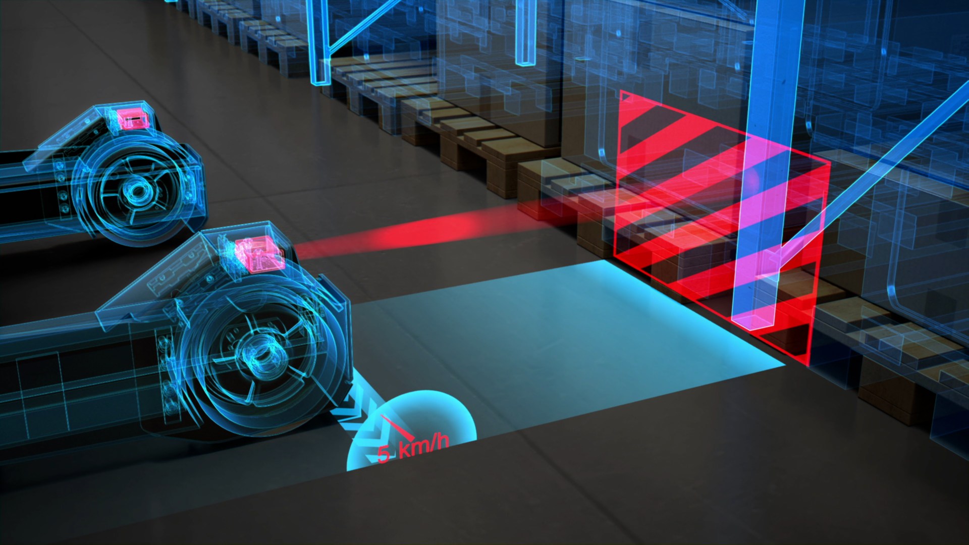 Rack protection sensor