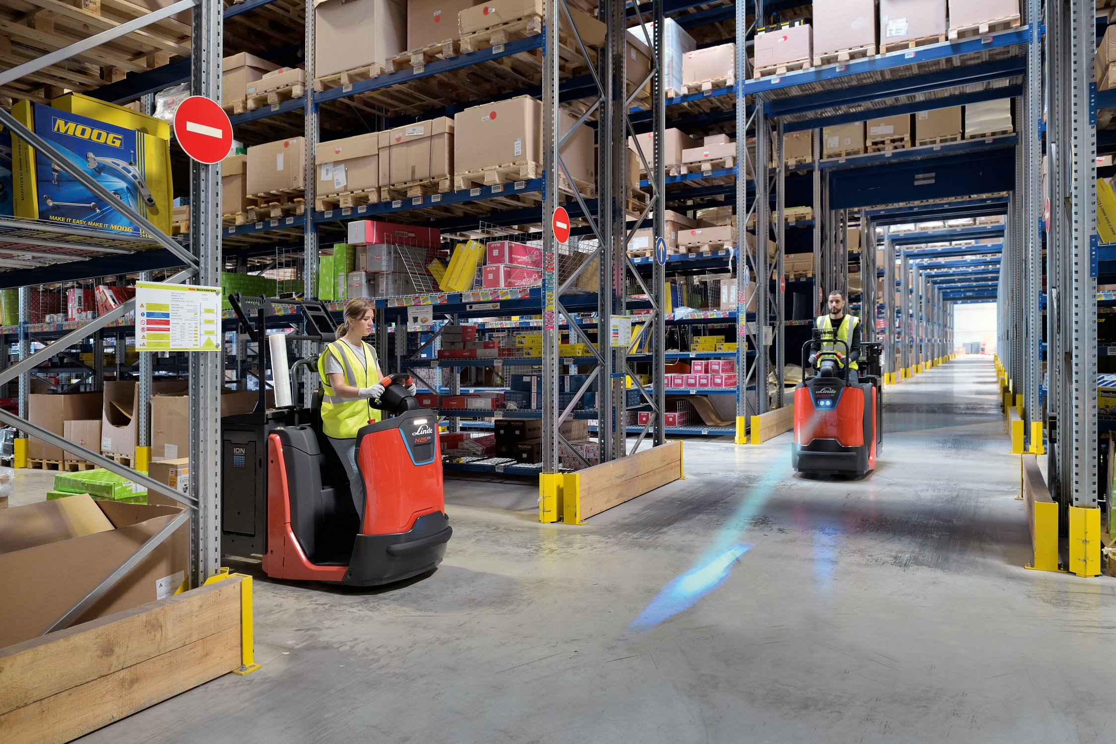 Motrac Op-Maat orderverzamelaars met BlueSpot