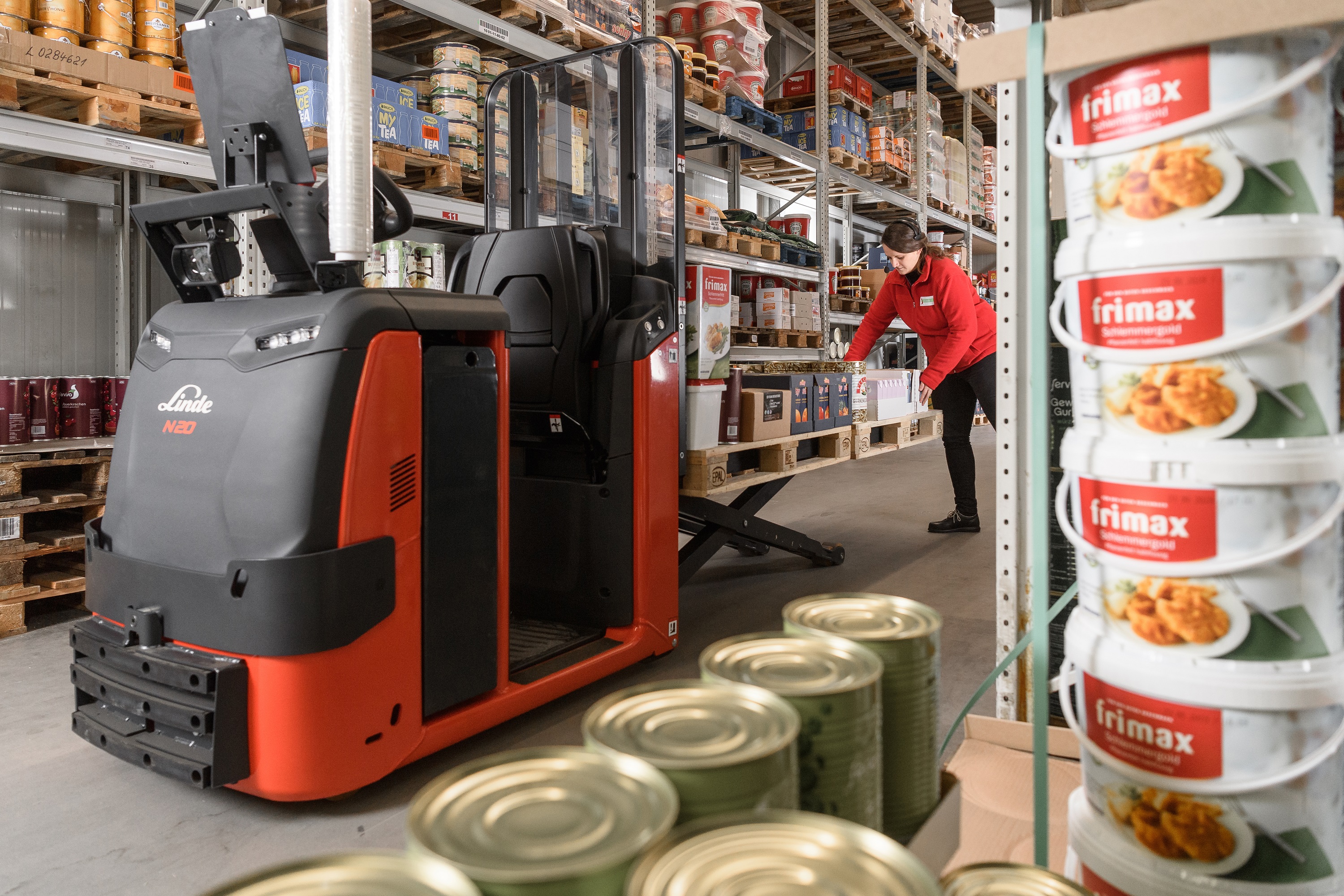 Linde N20 in retail food industrie
