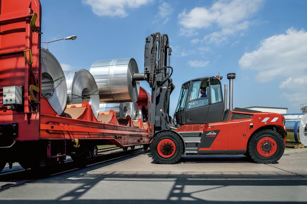 Linde H100 - H180 heavy verbrandingstruck huren