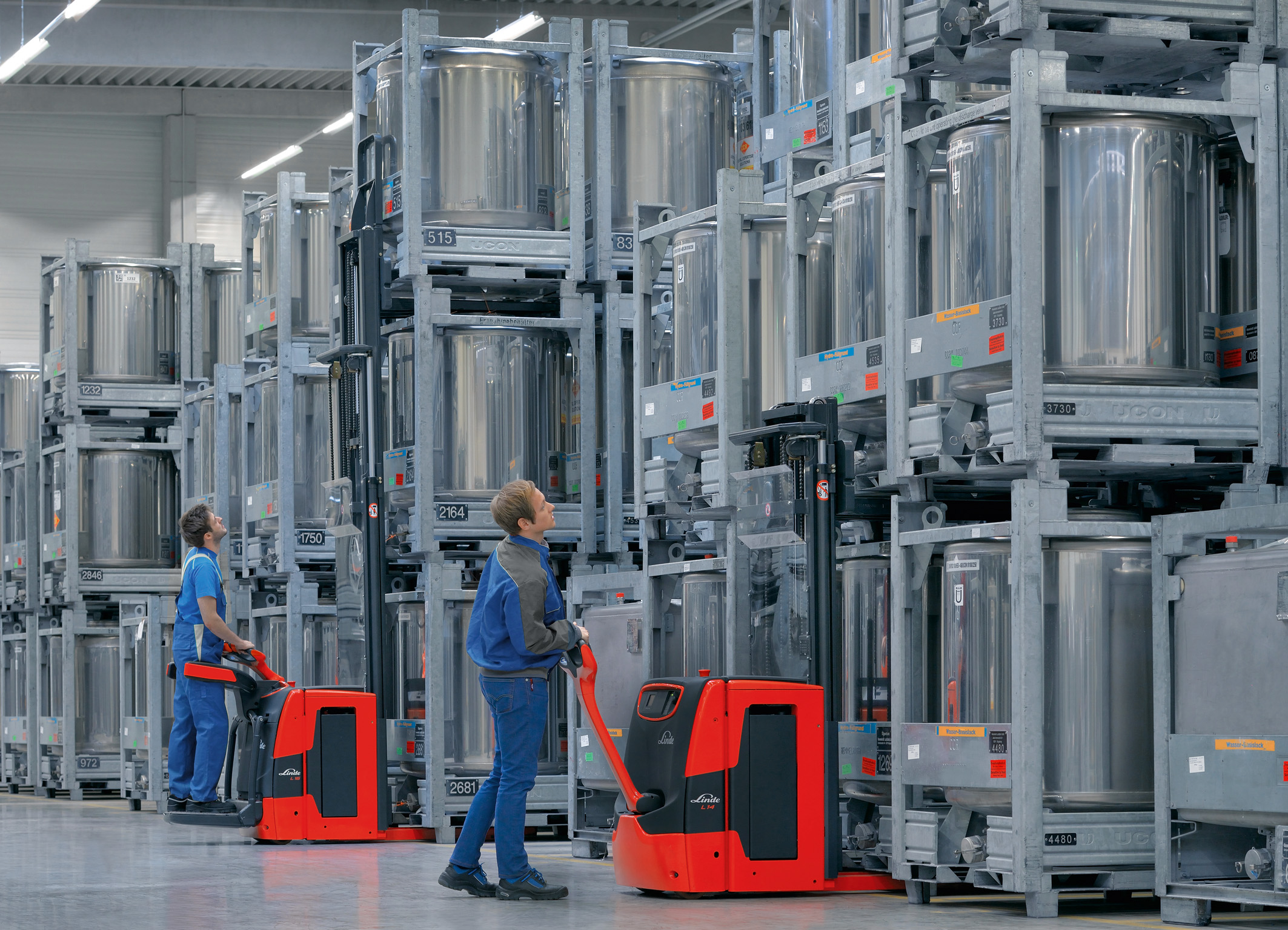 Linde stapelaars L14-L20 en Linde D12-D14 