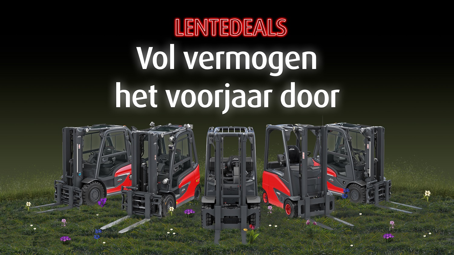 Lentedeals tot 7500 euro korting op een Linde heftruck