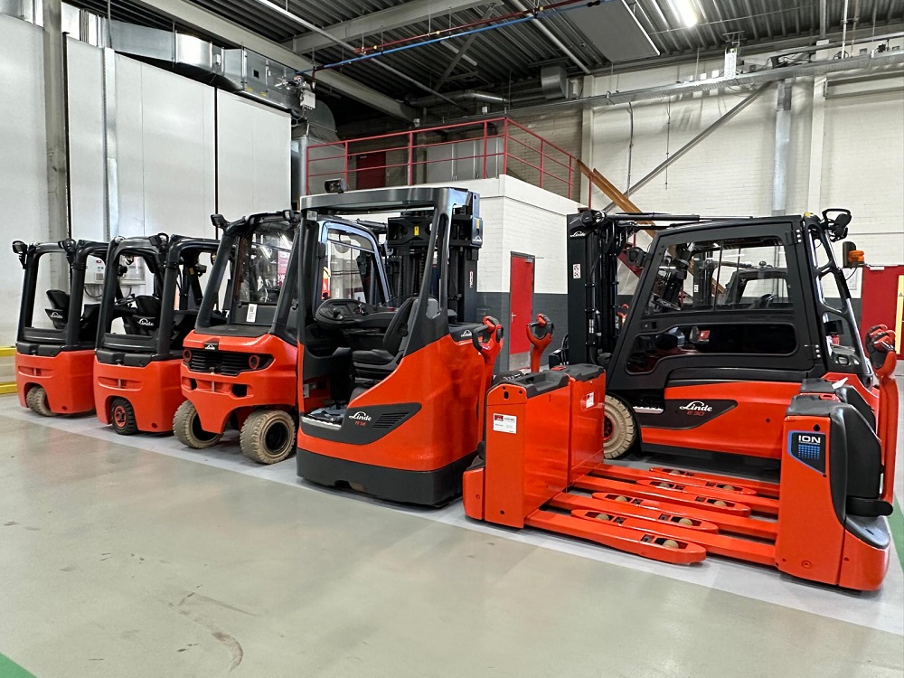 Gebruikte Linde heftrucks en magazijntrucks