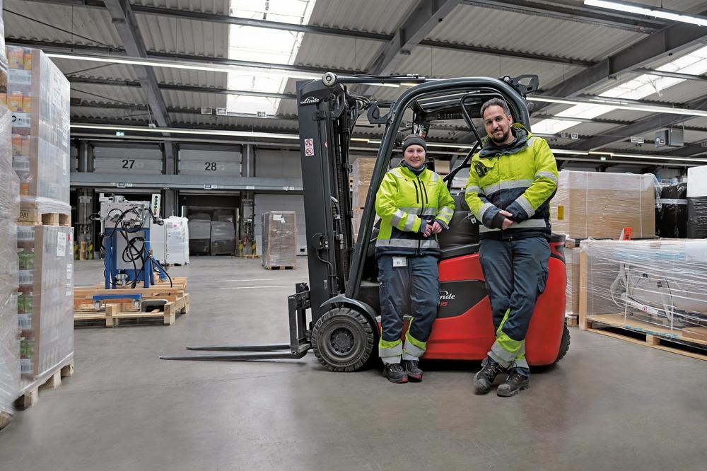 Tecreden chauffeurs van de Linde E16 bij DB Schenker