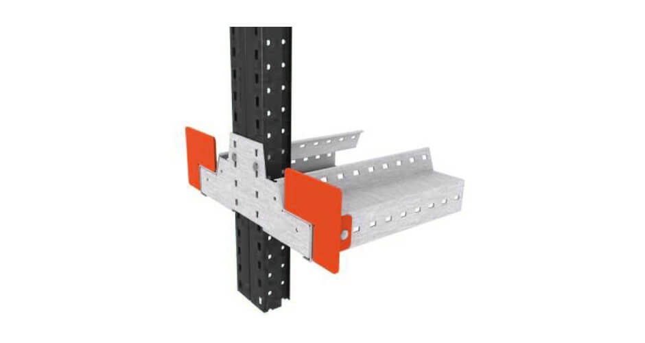Palletstopper voor Motrac inrijstelling