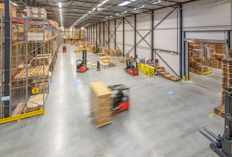 Matrix Fitnes warehouse Linde trucks