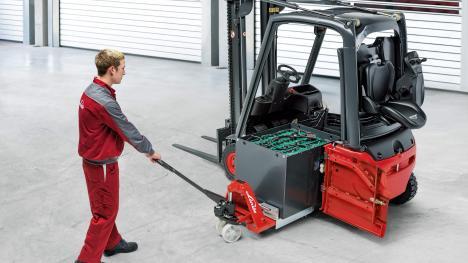 Hydraulisch batterijwisselsysteem