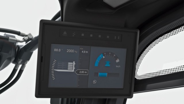 Linde verbrandingstruck H30 D multifunctioneel display