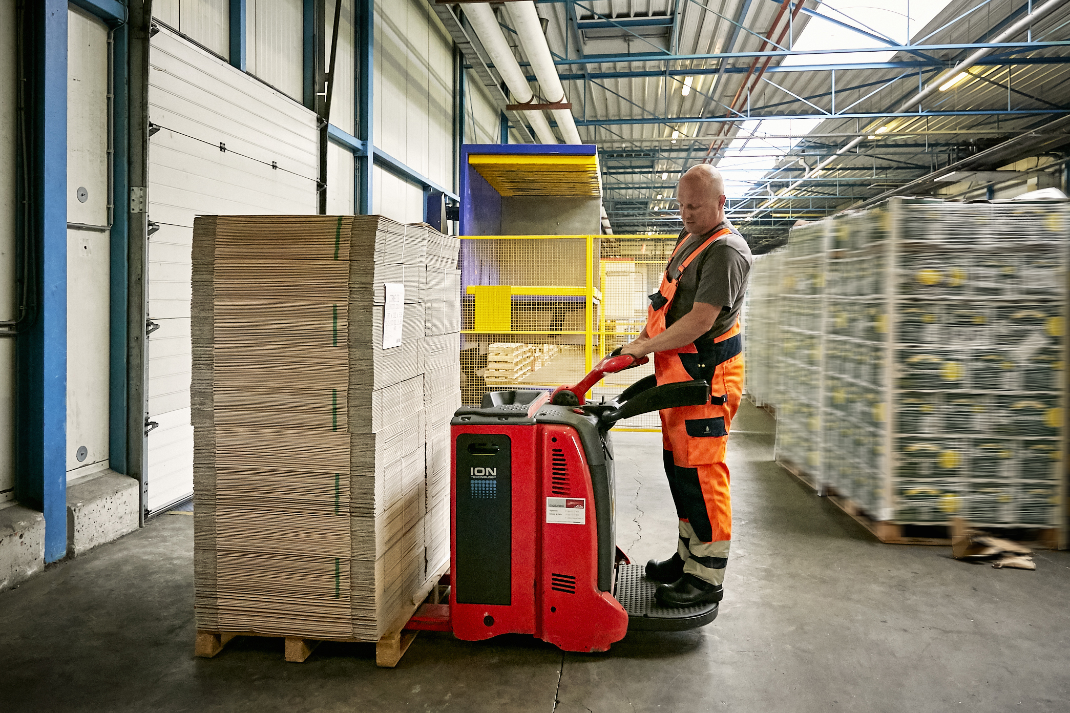 kloosterboer coldstores Linde truck