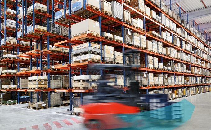  truckstabiliteit met Linde Curve Assist