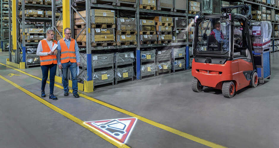 projectie van de Linde TruckSpot