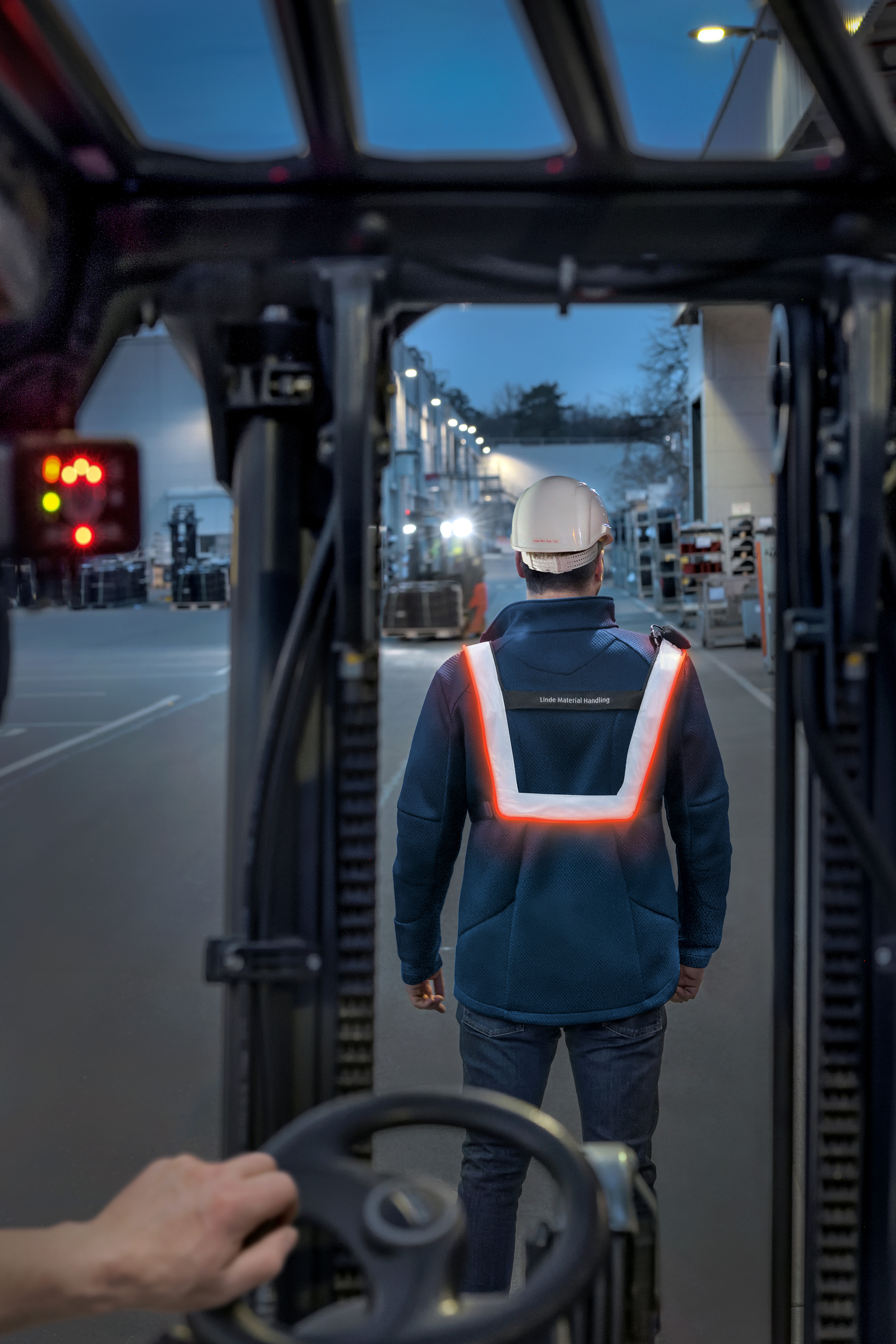 Linde-intelligent-veiligheidsvest; De Pedestrian Warning Band 