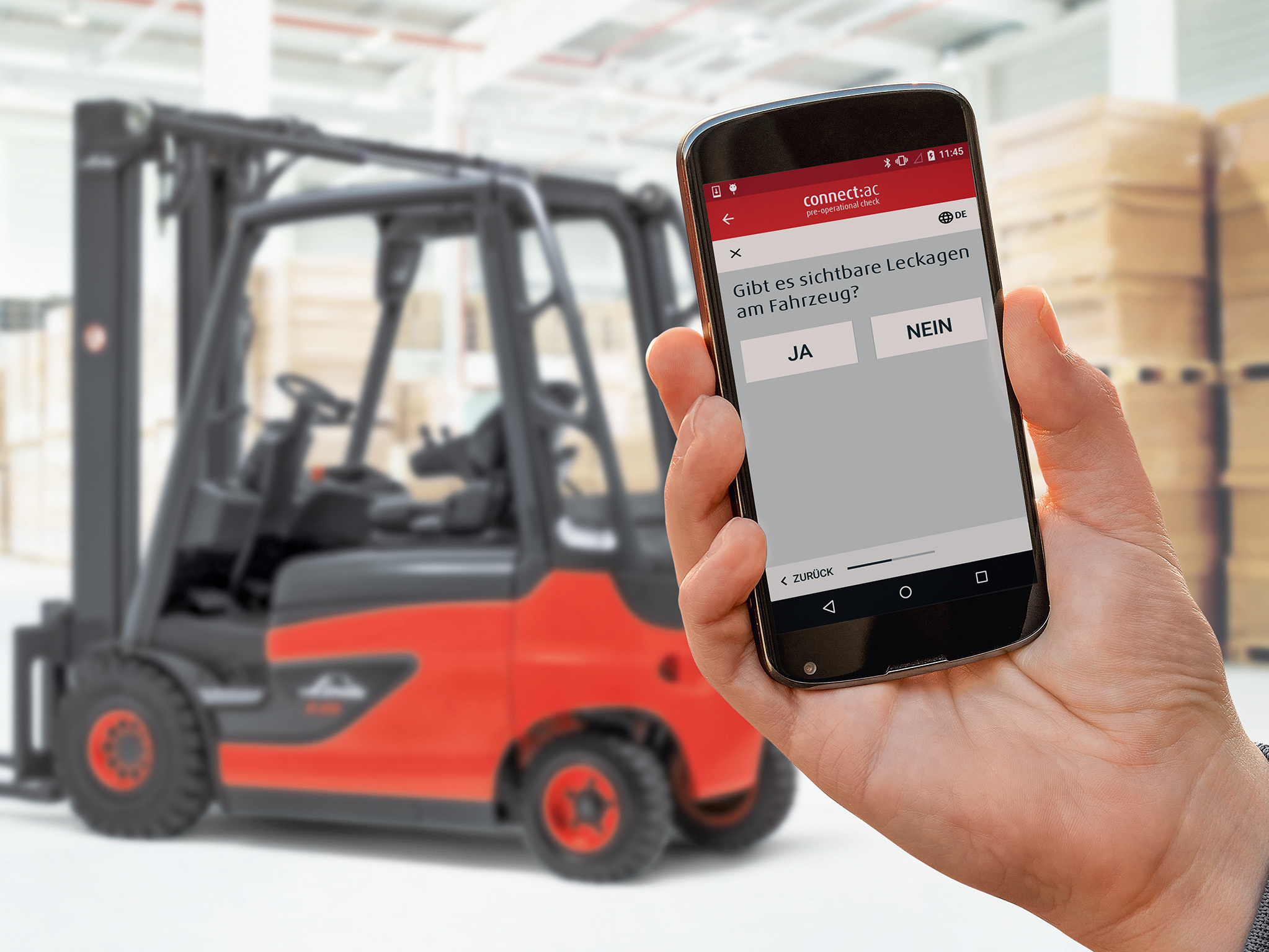 Linde Pre-Op check app