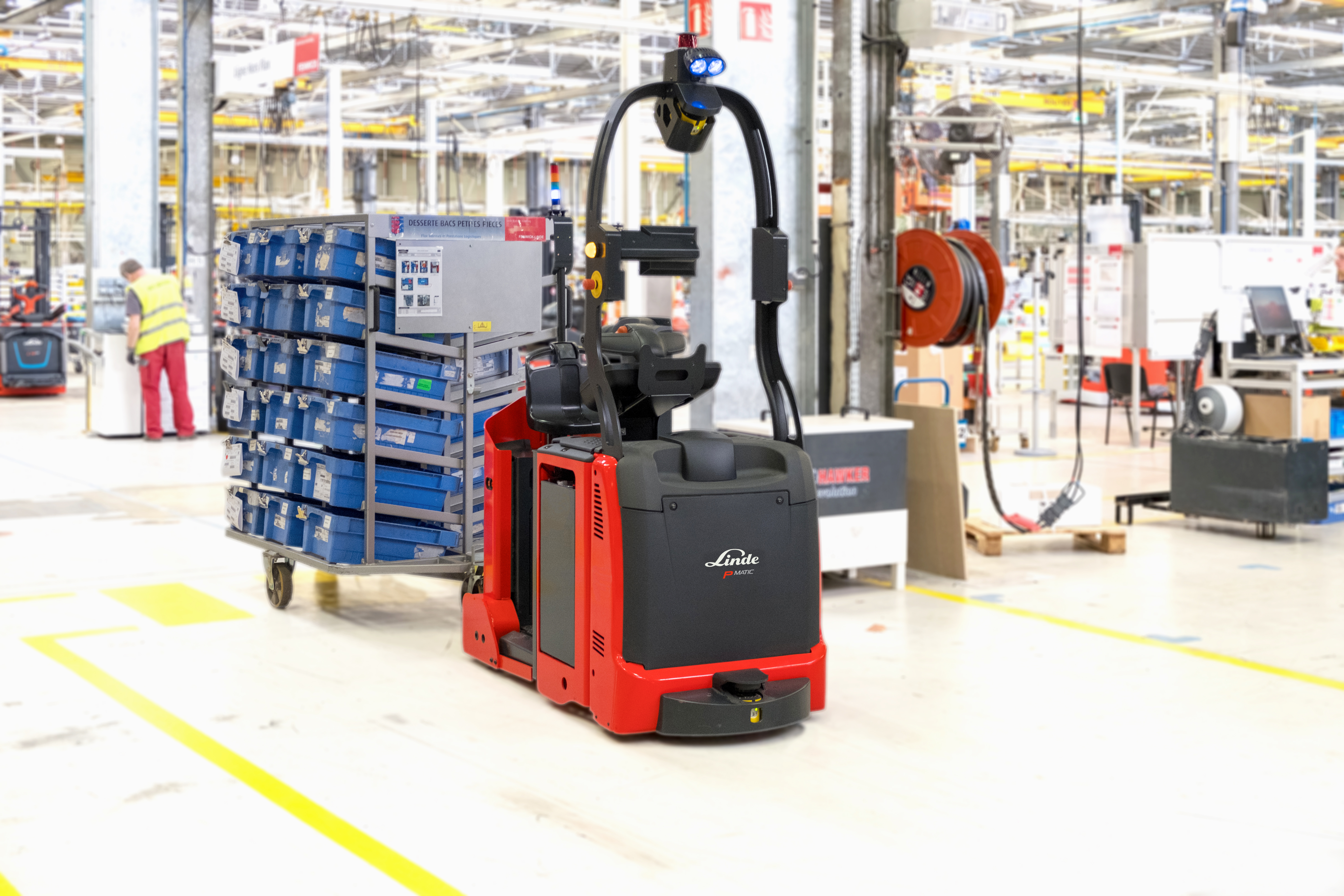 Linde P-Matic geautomatiseerde truck