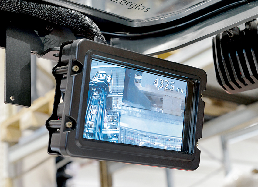 Linde Vision System voor beter zicht op de mast, zelfs bij hoge stellingen