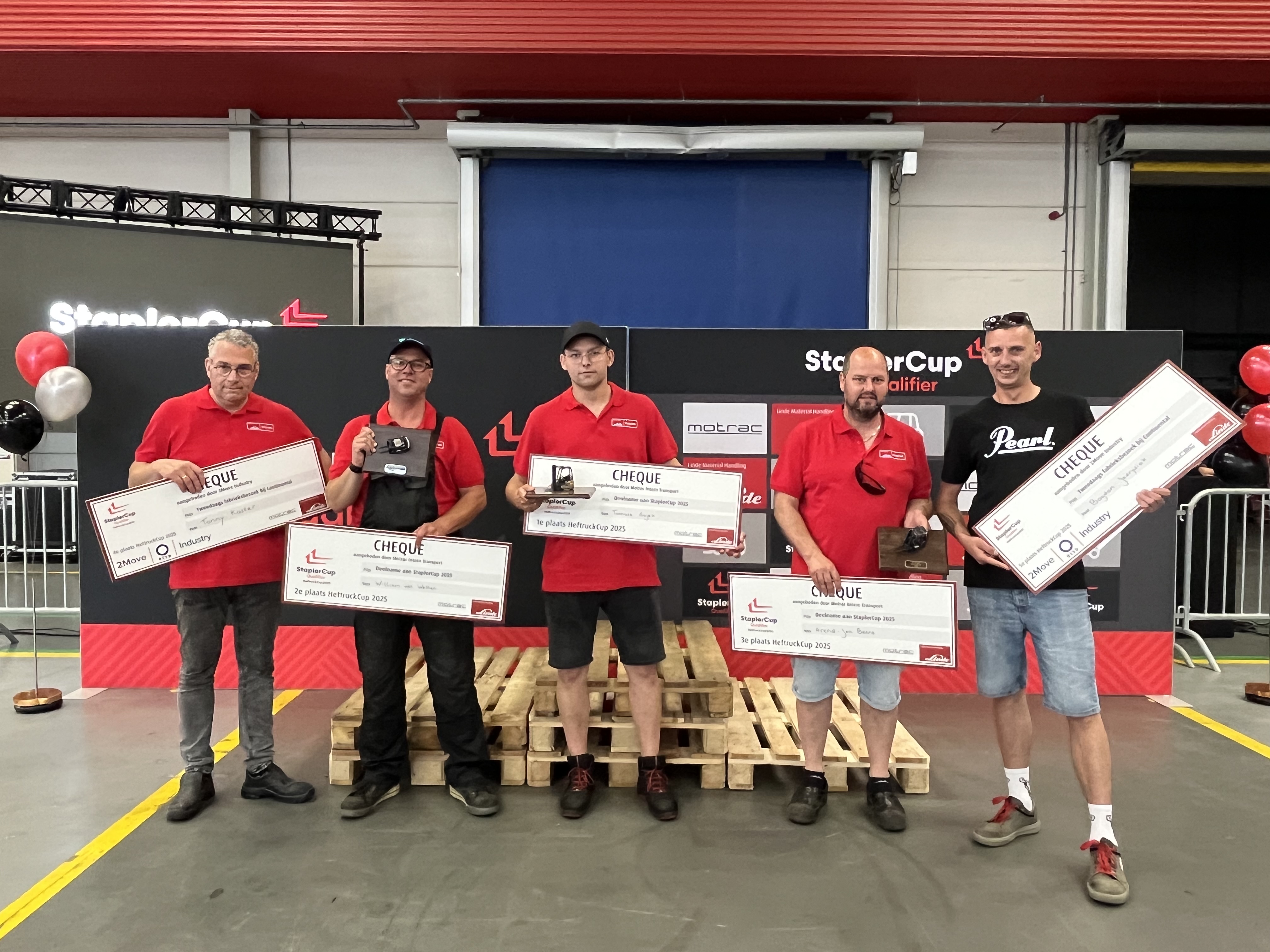 Vijf finalisten van heftruckcup 2025