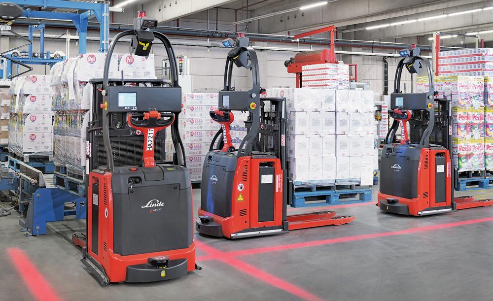 Drie Linde L-Matic's bij TST-Henkel