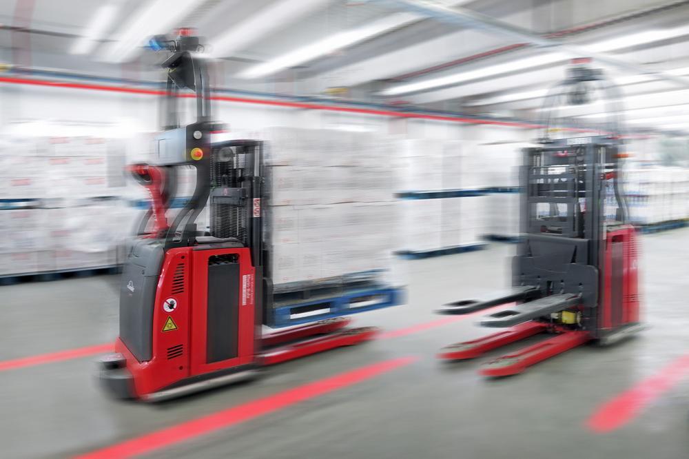 LED stripes op de Linde L-Matics bij TST