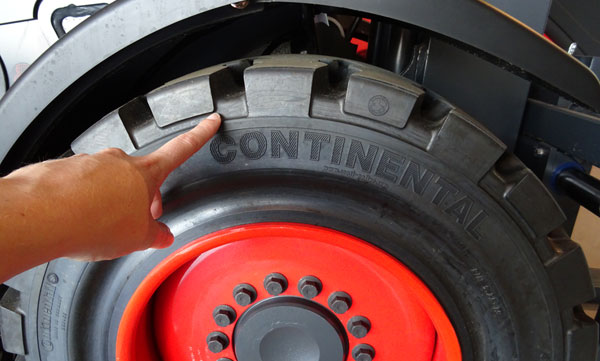 Joule lijn op heftruckband